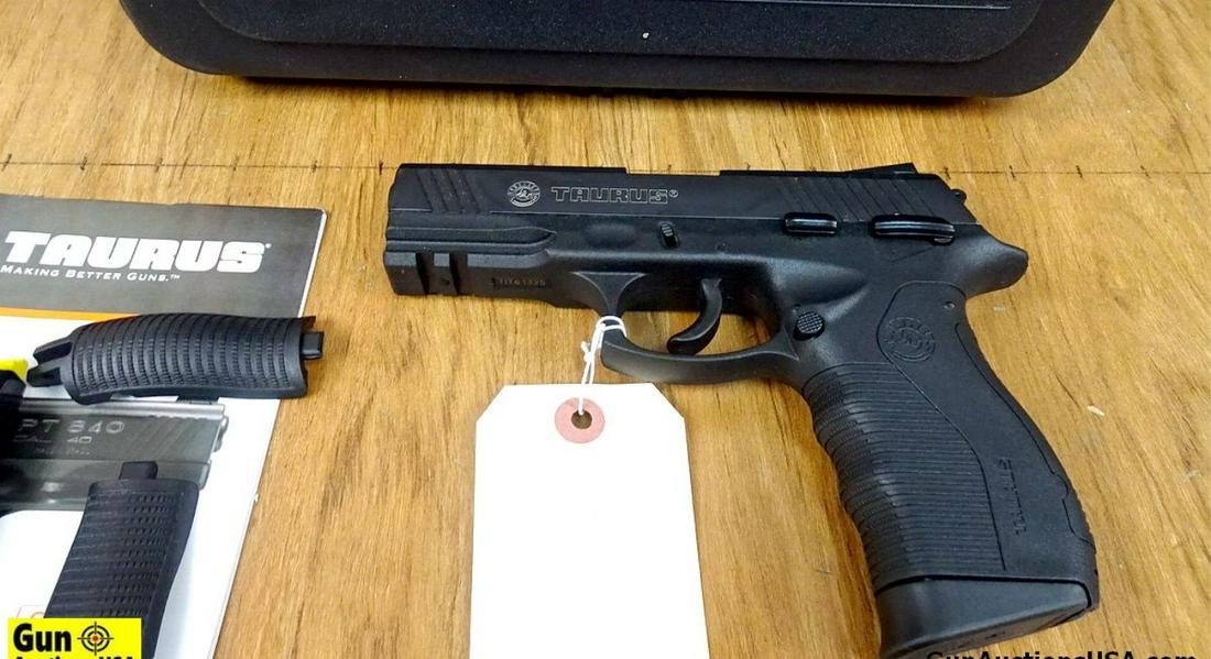 Taurus PT 809 9MM Pistol. NEW in Box. 4" Barrel.: Taurus PT 809 9MM Pistol. NEW in Box. 4" Barrel. Features Front and Rear Serrations on Slide, Windage Adjustable 3 Dot Sights, Ambidextrous Safety DE cocker, Lower is Nicely Textured with 3 Replaceabl