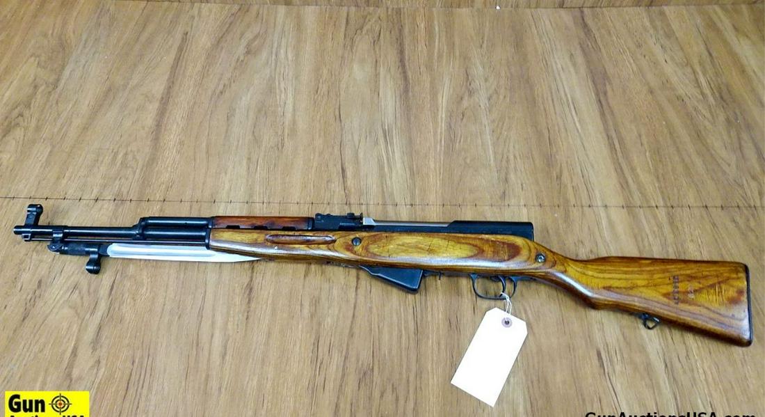 RUSSIAN SKS-45 7.62 x 39 SKS COLLECTOR Rifle. Excellent: RUSSIAN SKS-45 7.62 x 39 SKS COLLECTOR Rifle. Excellent Condition. 20" Barrel. Shiny Bore, Tight Action 1953 Stamped Receiver with Soviet Star. ALL Matching Numbers, Bright Parade Style Bayonet, with 