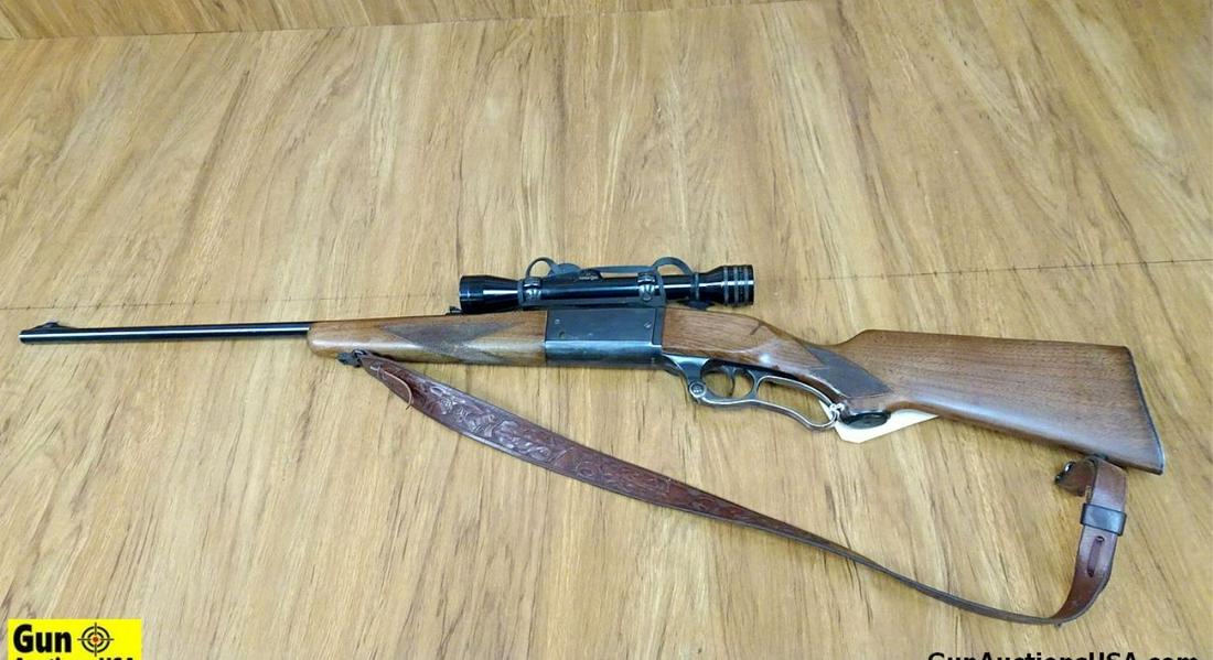 Savage Arms 99 .358 WIN Rifle. Very Good. 22" Barrel.: Savage Arms 99 .358 WIN Rifle. Very Good. 22" Barrel. Shiny Bore, Tight Action Classic 99, Features a Brass Rotary Ammo Counter, Very Nice Walnut Stock, Lever is Case Hardened, Barrel Shows Glossy Blu