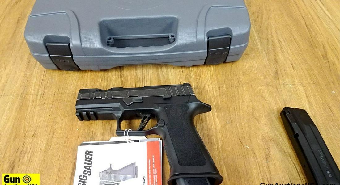 SIG ARMS (Sig) P320 Custom Works 9MM CUSTOM SIG Pistol. Very Good. 4" Barrel. Shiny Bore, Tight: SIG ARMS (Sig) P320 Custom Works 9MM CUSTOM SIG Pistol. Very Good. 4" Barrel. Shiny Bore, Tight Action Custom Pistol Features a Light Rail, Flat Trigger, Extended Beaver Tail, Beveled Magazine Well, F