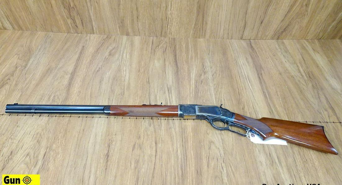 CIMARRON FIREARMS 73 44 WCF Rifle. Excellent Condition. 24" Barrel. Shiny Bore, Tight Action: CIMARRON FIREARMS 73 44 WCF Rifle. Excellent Condition. 24" Barrel. Shiny Bore, Tight Action Reproduction of the 1873 Winchester. Features a Full Octagonal Barrel, Crescent Steel Butt Plate, Case Hard