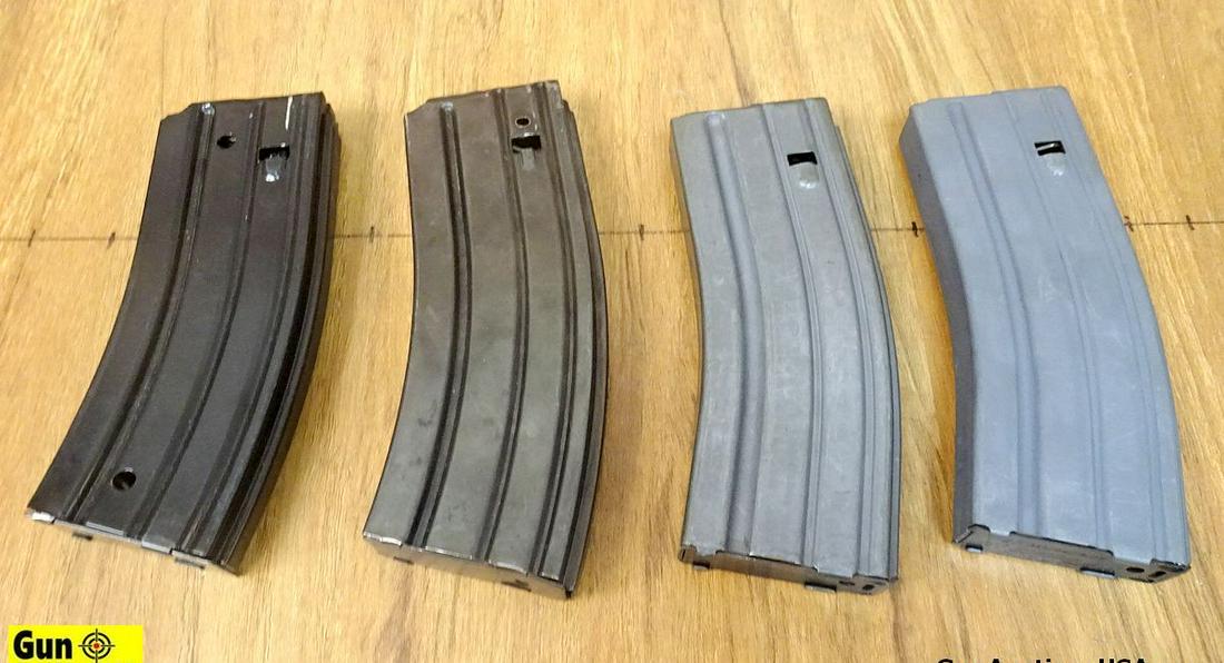 Assorted 5.56/.223 Magazines. Very Good. Lot of 4' 30 Round Magazines. . (56541): Assorted 5.56/.223 Magazines. Very Good. Lot of 4' 30 Round Magazines. . (56541)