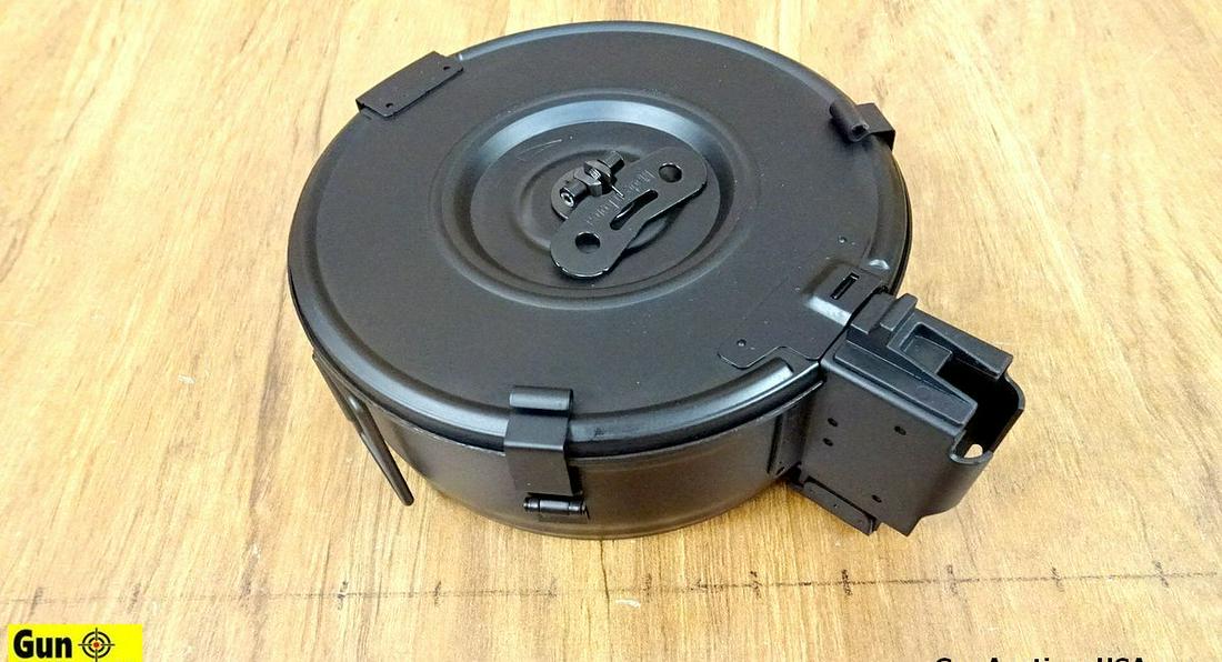 RWB AK-47 7.62x39 Drum. NEW in Box. One, Black 75 Round Drum for a AK47. (45625): RWB AK-47 7.62x39 Drum. NEW in Box. One, Black 75 Round Drum for a AK47. (45625)