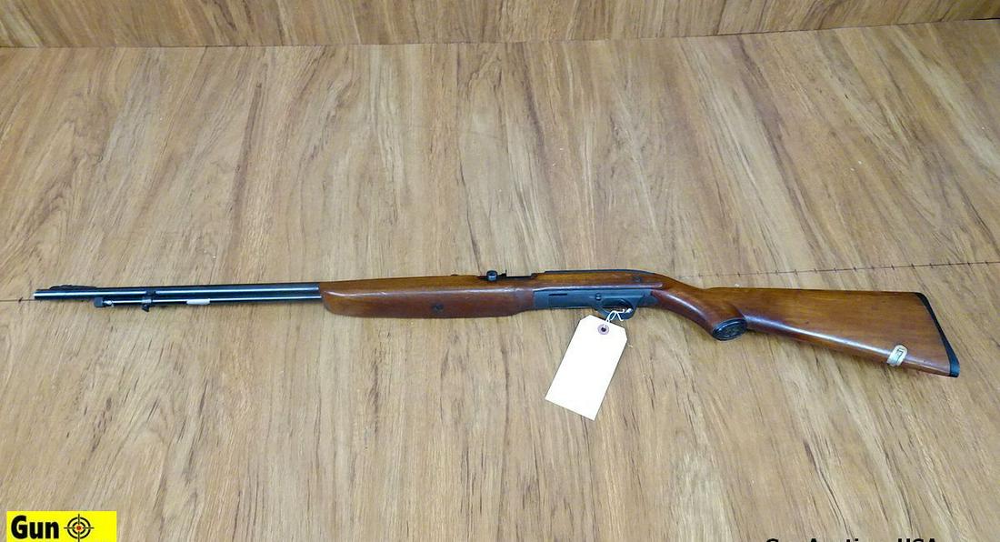 SEARS, ROEBUCK & CO. 30 .22 LR Semi Auto Rifle. Very Good. 24" Barrel. Shiny Bore, Tight Action: SEARS, ROEBUCK & CO. 30 .22 LR Semi Auto Rifle. Very Good. 24" Barrel. Shiny Bore, Tight Action Tubular Fed Magazine Rimfire with Cross Bolt Safety. Very Nice Walnut Stock, Normal Handling Marks For A