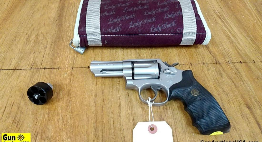 Smith & Wesson 65-5 LADY SMITH .357 MAGNUM MAGNUM Revolver. Excellent Condition. 3" Barrel. Shiny: Smith & Wesson 65-5 LADY SMITH .357 MAGNUM MAGNUM Revolver. Excellent Condition. 3" Barrel. Shiny Bore, Tight Action All Stainless Steel, DA/SA Revolver. Fluted 6 Shot Cylinder, Shrouded Ejector Rod, 