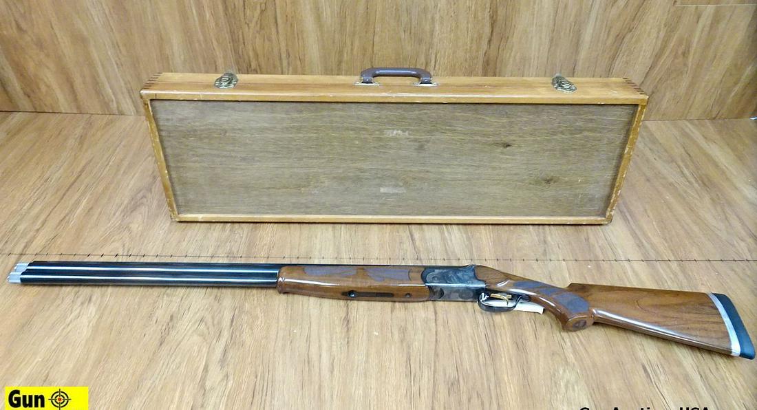 LANBER CHALLENGER LBS 12 ga. Over- Under Shotgun. Excellent Condition. 30" Barrel. Shiny Bore, Tight: LANBER CHALLENGER LBS 12 ga. Over- Under Shotgun. Excellent Condition. 30" Barrel. Shiny Bore, Tight Action Features a Full Length Ventilated Rib with Red Fiberoptic Front Sight. Very Nice Walnut Stoc
