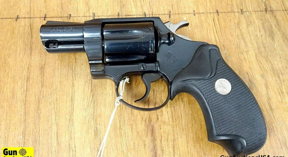 Colt DETECTIVE SPECIAL .38 SPECIAL Revolver. Very Good. 2" Barrel. Shiny Bore, Tight Action Features: Colt DETECTIVE SPECIAL .38 SPECIAL Revolver. Very Good. 2" Barrel. Shiny Bore, Tight Action Features a Shrouded Ejector Rod, 6 Shot Fluted Cylinder, Stainless Steel Spur Hammer, Ramp Front Sight, Notc