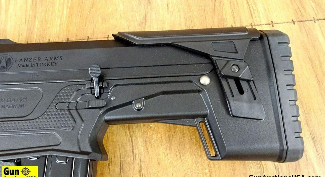 PW ARMS BP-12 12GA MAGNUM Semi Auto BULL PUP/MAGNUM Shotgun. NEW in Box. 20" Barrel. BULL PUP: PW ARMS BP-12 12GA MAGNUM Semi Auto BULL PUP/MAGNUM Shotgun. NEW in Box. 20" Barrel. BULL PUP Design, with a 13.5" Picatinny Rail, Ambidextrous Safety, Angled Foregrip, Sling Swivels, Faux Suppressor.
