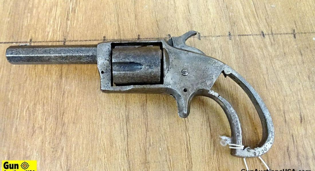 BACON ARMS CO. GUARDIAN .32 RIMFIRE Revolver. Needs Repair. 2.25" Barrel. VINTAGE, Octagonal Barrel,: BACON ARMS CO. GUARDIAN .32 RIMFIRE Revolver. Needs Repair. 2.25" Barrel. VINTAGE, Octagonal Barrel, Fluted Cylinder, Missing Grips, Internal, Trigger and Possibly Needing other Repairs. NEEDS REPAIR.