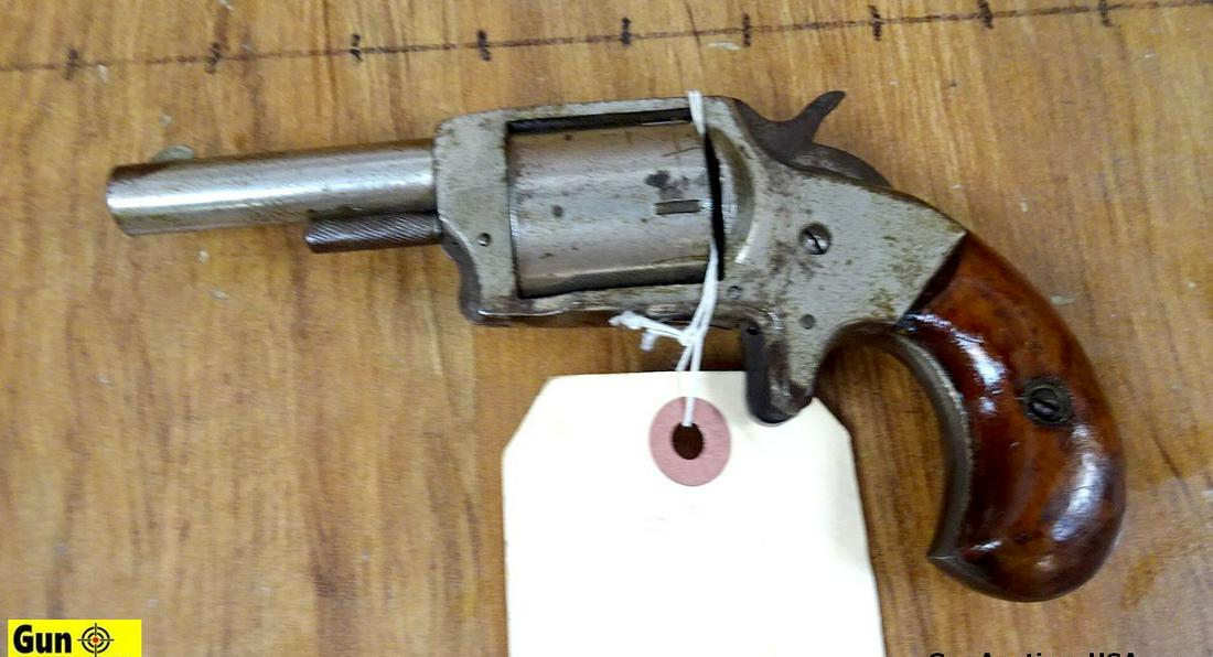 IVER JOHNSON DEFENDER 89 Revolver. Needs Repair. Dark Bore Walnut Grips, Blade Front Sight,: IVER JOHNSON DEFENDER 89 Revolver. Needs Repair. Dark Bore Walnut Grips, Blade Front Sight, Checkered Spur Hammer, Non Fluted Cylinder, 5 Shot. NEEDS REPAIR. . SN:5488 USA (57335)