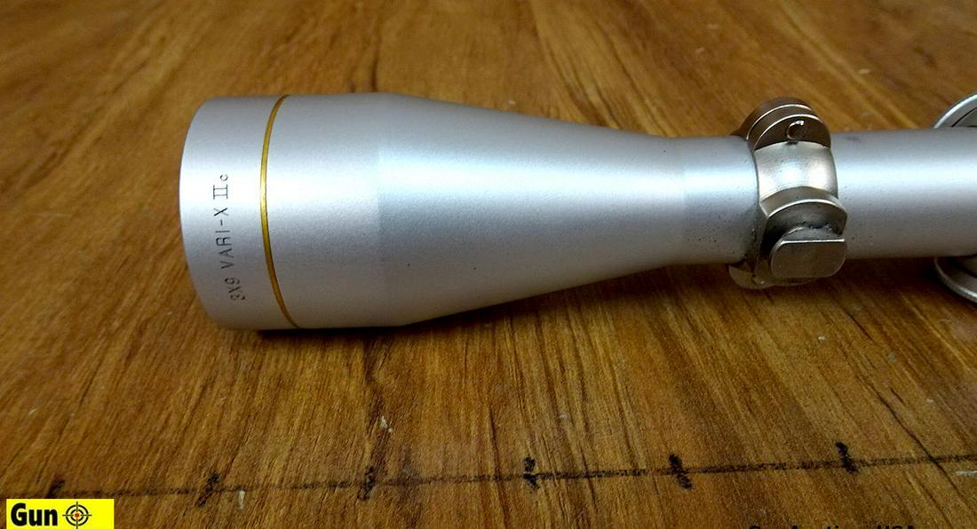 Leupold VARI X II c Scope . Excellent Condition. Silver Matte Finish, 3-9x40 Scope with Duplex: Leupold VARI X II c Scope . Excellent Condition. Silver Matte Finish, 3-9x40 Scope with Duplex Reticle. 1" Tube, 1" Silver Rings, and Includes a Scope coat Cover. . (59935)