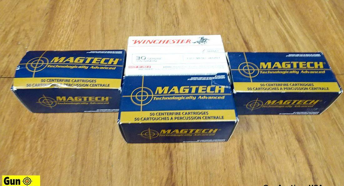 Magtech, Winchester .30 Carbine Ammo. 200 Rounds, Mixed. . (61042): Magtech, Winchester .30 Carbine Ammo. 200 Rounds, Mixed. . (61042)