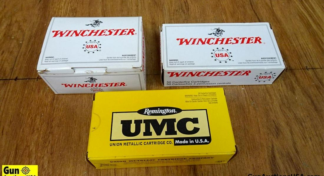 Winchester, UMC 9MM Ammo. Approx 200 Rounds, Mixed. (57998): Winchester, UMC 9MM Ammo. Approx 200 Rounds, Mixed. (57998)