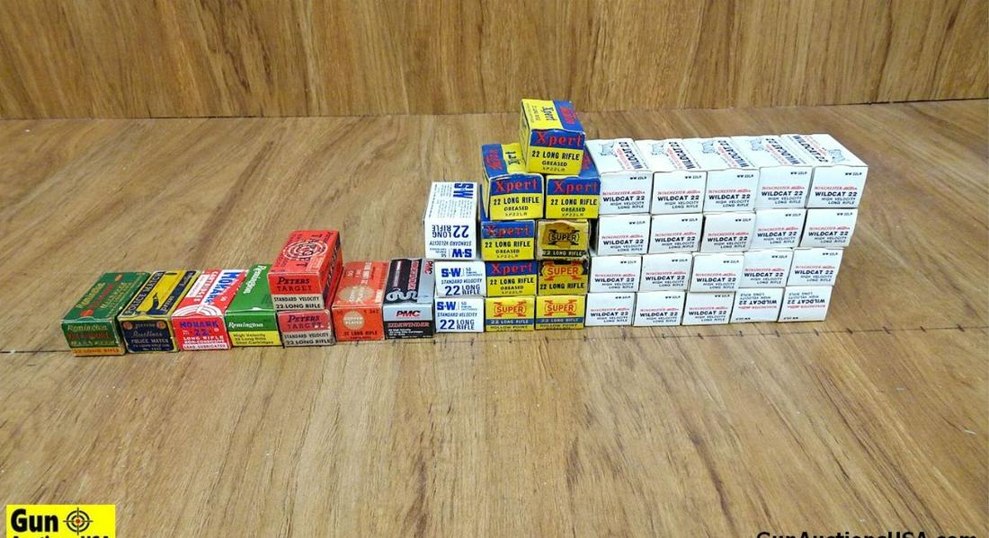 S&W, Winchester, Remington, Etc. .22 LR Ammo. 2000 Rounds, Mixed. . (58549): S&W, Winchester, Remington, Etc. .22 LR Ammo. 2000 Rounds, Mixed. . (58549)