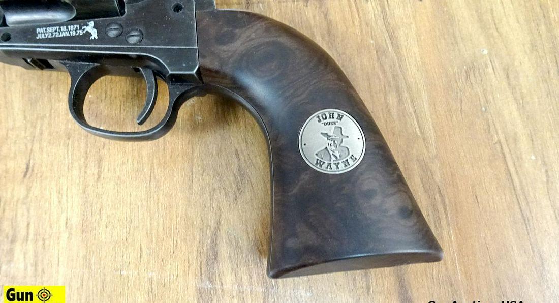 Colt DUKE .177 Pellet COLLECTOR'S Pistol. Excellent Condition. 4.75" Barrel. Vintage Colt/John Wayne: Colt DUKE .177 Pellet COLLECTOR'S Pistol. Excellent Condition. 4.75" Barrel. Vintage Colt/John Wayne Pellet Gun. Polymer Pistol Grips with John Wayne Medallions. John Wayne Signature Inscribed on Back
