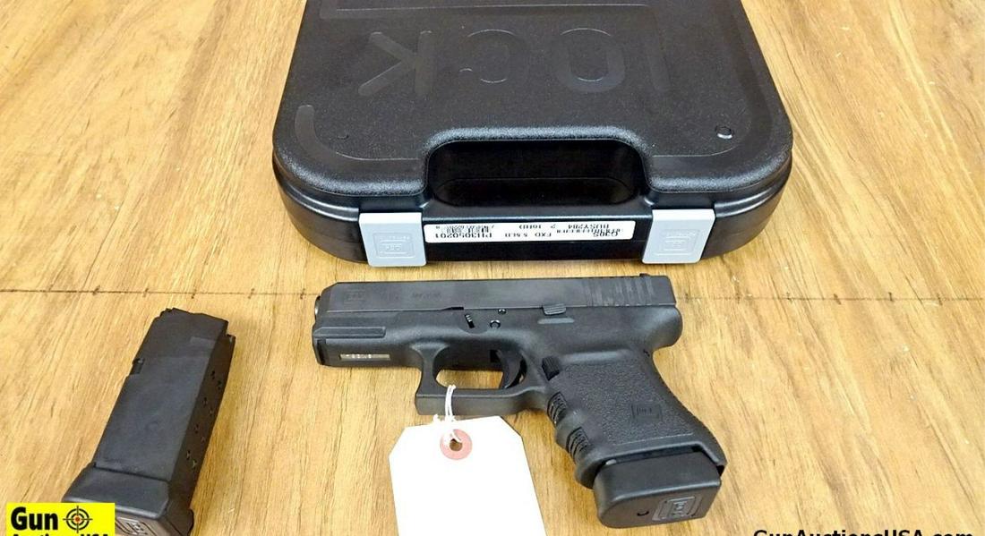 Glock 30S .45 Semi Auto Pistol. Excellent Condition. 3.75" Barrel. Shiny Bore, Tight Action Features: Glock 30S .45 Semi Auto Pistol. Excellent Condition. 3.75" Barrel. Shiny Bore, Tight Action Features Rear Cocking Serrations, White Dot Front Sight, White U Notch Rear Sight. Light Accessory Rail, Fin
