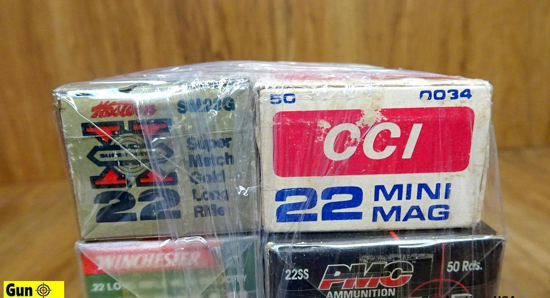 Winchester, Federal, CCI, Etc. .22LR VINTAGE Ammo. 1500 Assorted Ammo. . (63589): Winchester, Federal, CCI, Etc. .22LR VINTAGE Ammo. 1500 Assorted Ammo. . (63589)