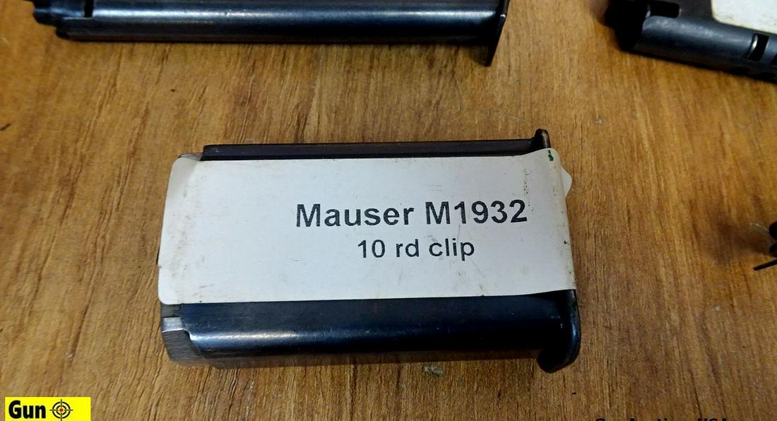 Sig Sauer Mauser, S&W .45 ACP, 9MM, 7.63 Magazines. Very Good. Lot of 5; One Mauser M1932, 7.63 MM: Sig Sauer Mauser, S&W .45 ACP, 9MM, 7.63 Magazines. Very Good. Lot of 5; One Mauser M1932, 7.63 MM 10 Rd Mag for the C96 Pistol Two- Sig Sauer 45 ACP, 7 Rd Capacity. One S&W Model 39 9MM 8 Rd Magazine