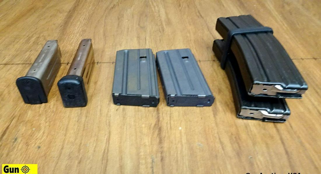 Colt, Para ordinance, Etc. .40 S&W, 5.56MM Magazines. Very Good. Lot of 6; Four AR15 Mags, and Two: Colt, Para ordinance, Etc. .40 S&W, 5.56MM Magazines. Very Good. Lot of 6; Four AR15 Mags, and Two Para Ordinance High Cap Steel Pistol mags. . (61816)