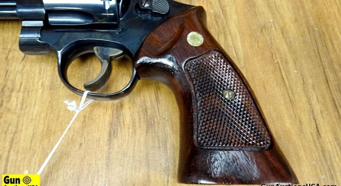 S&W 29-2 .44 MAGNUM MAGNUM Revolver. Excellent Condition. 8 3/8" Barrel. Shiny Bore, Tight Action: S&W 29-2 .44 MAGNUM MAGNUM Revolver. Excellent Condition. 8 3/8" Barrel. Shiny Bore, Tight Action GORGEOUS Bluing , Six-shot, D/A, SA Revolver chambered for the .44 Magnum. Target Wide Hammer and Trig