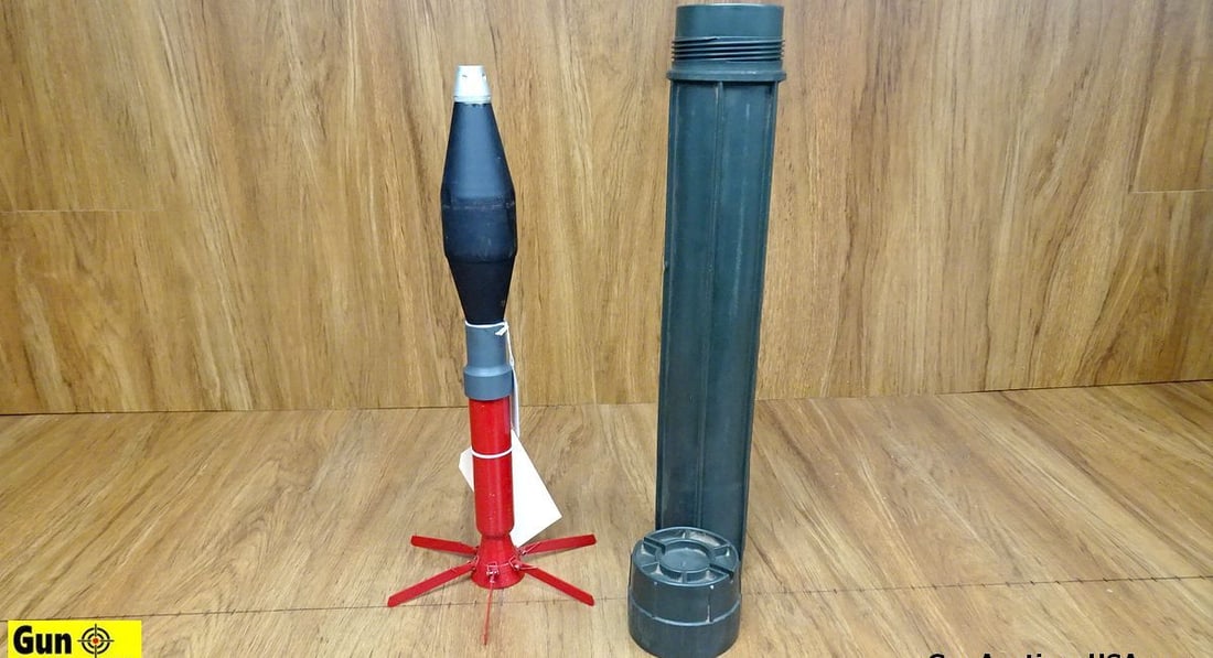 U.S. Military Surplus M72 66MM COLLECTOR'S Rocket. Very Good. Law Anti Tank Rocket with Transport: U.S. Military Surplus M72 66MM COLLECTOR'S Rocket. Very Good. Law Anti Tank Rocket with Transport Tube. 23" In Length. INERT. (64415)