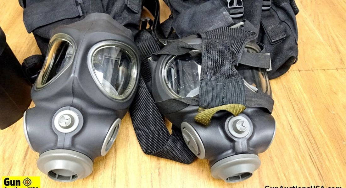 Scott Respirators. Good Condition. Lot Of 2; Respirators. Includes Two