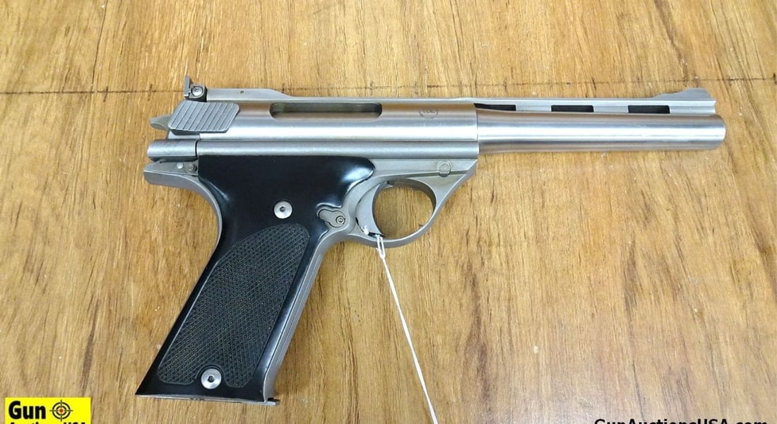 HIGH STANDARD AUTO MAG 180 .44 AMP Semi Auto RARE "DIRTY HARRY" Pistol. Excellent Condition. 6": HIGH STANDARD AUTO MAG 180 .44 AMP Semi Auto RARE "DIRTY HARRY" Pistol. Excellent Condition. 6" Barrel. Shiny Bore, Tight Action STUNNING and HARD TO GET! Features Blade Front Sight, Adjustable Rear S