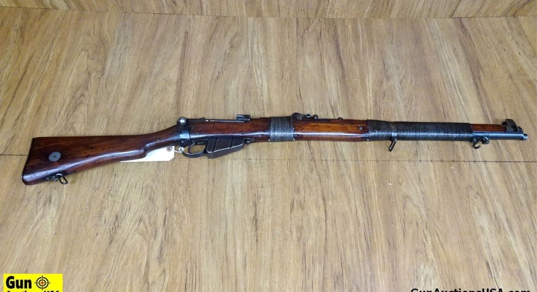 BSA CO ENFIELD 1905 SHTLE I .303 BRITISH Bolt Action COLLECTOR Rifle. Very Good. 25.25" Barrel.: BSA CO ENFIELD 1905 SHTLE I .303 BRITISH Bolt Action COLLECTOR Rifle. Very Good. 25.25" Barrel. Shootable Bore, Tight Action Beautiful Wood Stocks with Wound Wire For Stock Strength. Proof Marks on Re