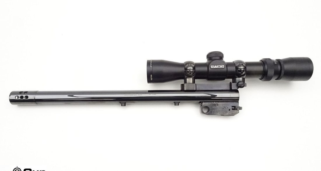 THOMPSON CENTER .45 COLT Barrel . Excellent . 13 1/8" Barrel. Barrel for the Thompson Contender. Inc: THOMPSON CENTER .45 COLT Barrel . Excellent . 13 1/8" Barrel. Barrel for the Thompson Contender. Includes a Simmons Pro Hunter 2.5-7x28 Scope and a Padded Zipper Case. . (67959)