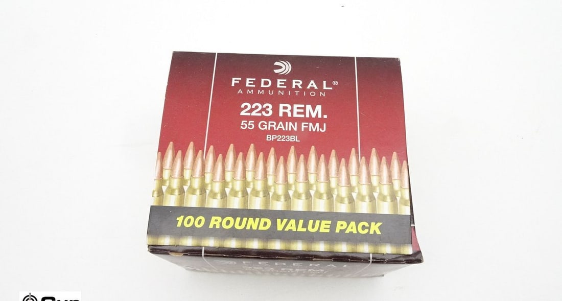 Federal .223 REM Ammo. 1000 Rds, 55 Gr FMJ. (64763): Federal .223 REM Ammo. 1000 Rds, 55 Gr FMJ. (64763)