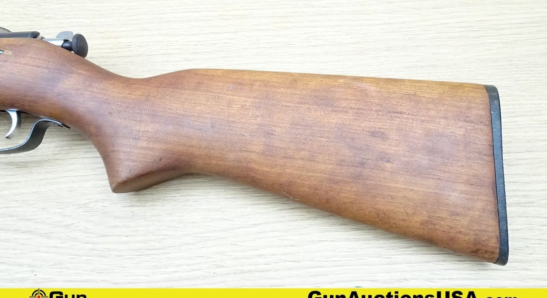 Winchester 68 .22 S- L-LR Bolt Action Rifle. Very Good. 27" Barrel. Shiny Bore, Tight Action: Winchester 68 .22 S- L-LR Bolt Action Rifle. Very Good. 27" Barrel. Shiny Bore, Tight Action Features a Front Blade Sight, with Straight Grained Wood Stock, Polymer Butt Plate, Plate Bolt and Trigger.