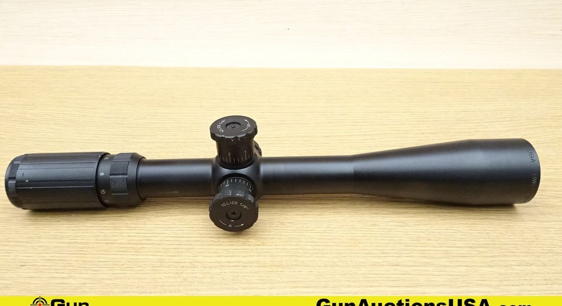BSA SWF Scope. Very Good. 6-24x44 Matte Black Scope w/Duplex Mill-Dot. Includes Rubber Lens Caps..: BSA SWF Scope. Very Good. 6-24x44 Matte Black Scope w/Duplex Mill-Dot. Includes Rubber Lens Caps.. (67911)