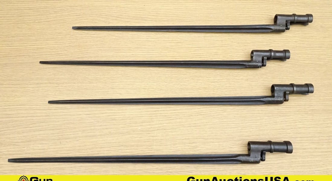 Bayonets. Very Good. Lot of 4; M91/30 Mosin Nagant Bayonets.. (67690): Bayonets. Very Good. Lot of 4; M91/30 Mosin Nagant Bayonets.. (67690)