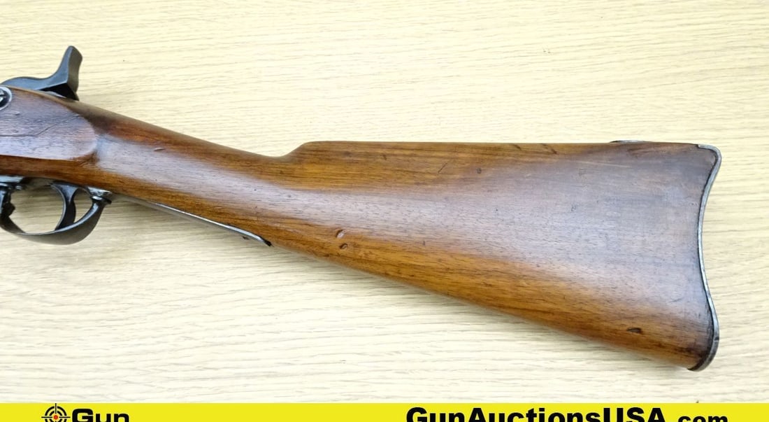 Springfield 1870 50-70 COLLECTOR'S Rifle. Very Good. 32.5" Barrel. Shiny Bore, Tight Action Trap: Springfield 1870 50-70 COLLECTOR'S Rifle. Very Good. 32.5" Barrel. Shiny Bore, Tight Action Trap Door "U.S. Eagle, and U.S. Springfield 1864" Stamped on Lock Plate. 1870, "Crossed Arrows and U.S." Sta