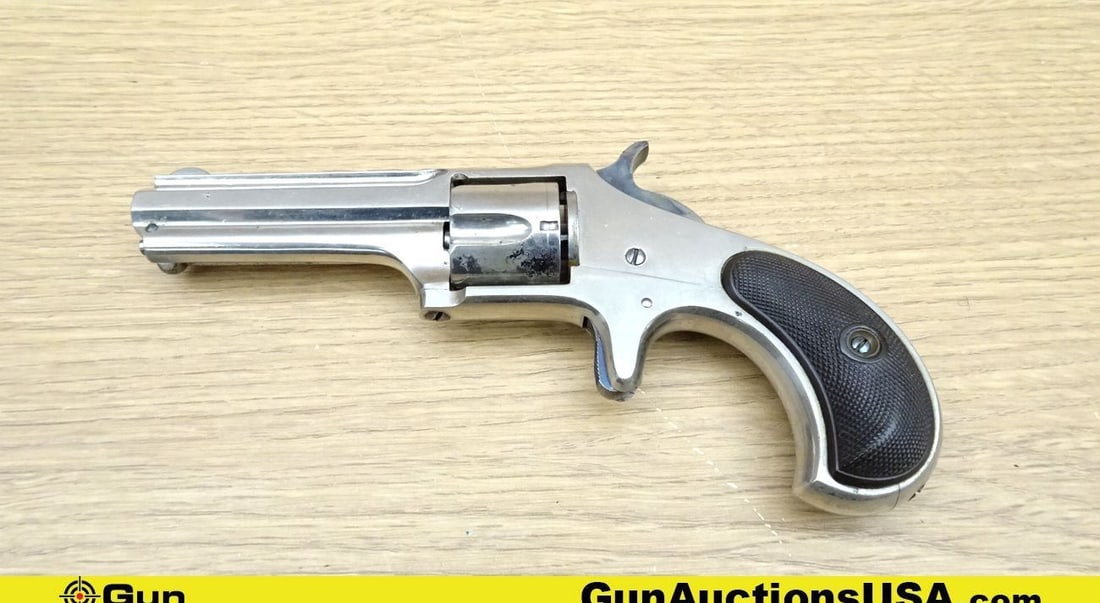 REMINGTON & SONS Remington-Smoot New Model NO.2 .30 RIMFIRE SHORT RARE COLLECTABLE Revolver. Very: REMINGTON & SONS Remington-Smoot New Model NO.2 .30 RIMFIRE SHORT RARE COLLECTABLE Revolver. Very Good. 2.75" Barrel. Shiny Bore, Tight Action Single-Action With Only 2000 Ever Made this revolver is a