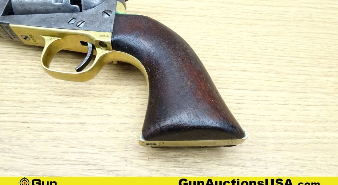 Colt 1851 NAVY FOURTH MODEL .36 Caliber COLLECTOR'S Revolver. Good Condition. 7.5" Barrel. Black: Colt 1851 NAVY FOURTH MODEL .36 Caliber COLLECTOR'S Revolver. Good Condition. 7.5" Barrel. Black Powder One of the Most Sought After Model's Ever Produced by Samuel Colt, It was Designated the Term "N