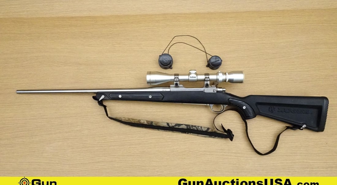 Ruger M77 MARK II 260 REM. Rifle. Very Good. 23" Barrel. Shiny Bore, Tight Action Bolt Action: Ruger M77 MARK II 260 REM. Rifle. Very Good. 23" Barrel. Shiny Bore, Tight Action Bolt Action Features Stainless Steel Construction, Black Synthetic Factory Stock, with Rings, and a Simmons- Pro Hunte