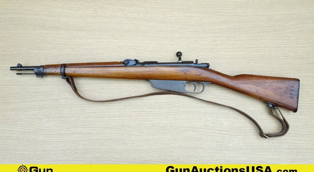 Beretta CARCANO CARBINE 6.5 X 52 mm CARCANO CARBINE Rifle. Very Good. 18.5" Barrel. Shootable Bore,: Beretta CARCANO CARBINE 6.5 X 52 mm CARCANO CARBINE Rifle. Very Good. 18.5" Barrel. Shootable Bore, Tight Action Bolt Action A sleek and reliable rifle with a rich history, known for its accuracy and