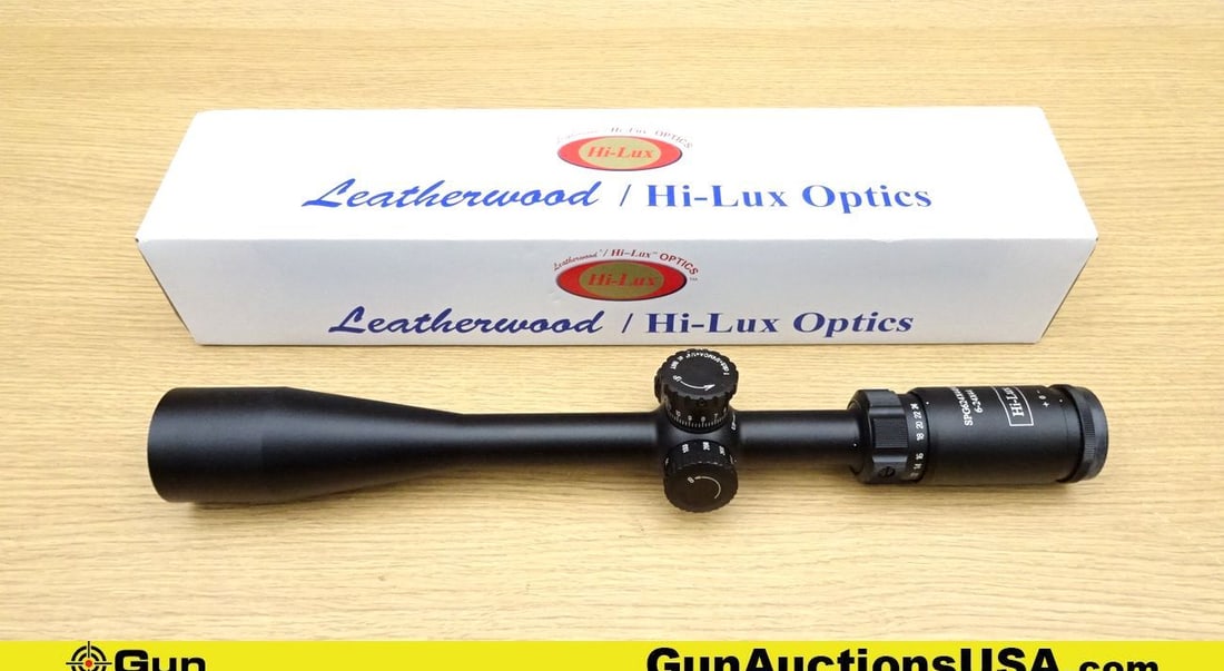 Hi-Lux, Leatherwood SIDE FOCUS TACTICAL Scope . NEW in Box. 6-24x44 Scope, Mildot, BDC Reticle.: Hi-Lux, Leatherwood SIDE FOCUS TACTICAL Scope . NEW in Box. 6-24x44 Scope, Mildot, BDC Reticle. Includes Box and papers. . (69736)