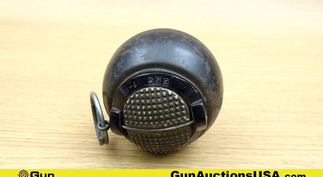 Beano T-13 COLLECTOR'S Grenade. Excellent. 1- Experimental Hand Grenade, Developed by the office of: Beano T-13 COLLECTOR'S Grenade. Excellent. 1- Experimental Hand Grenade, Developed by the office of Strategic Services, CIA with a Assistance from Eastman Kodak Corp. in the Ladder Years of WWII. INER