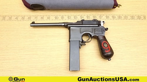 WAFFENFABRIK MAUSER OBERNDORF MAUSER BROOMHANDLE 9mm COLLECTOR'S Pistol. Excellent. 5.5" Barrel.