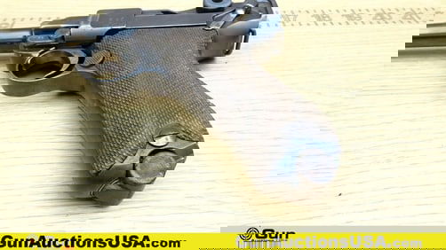 ERFURT LUGER 9MM LUGER MATCHING NUMBERS Pistol. Good Condition. 3 7/8" Barrel. Shiny Bore, Tight