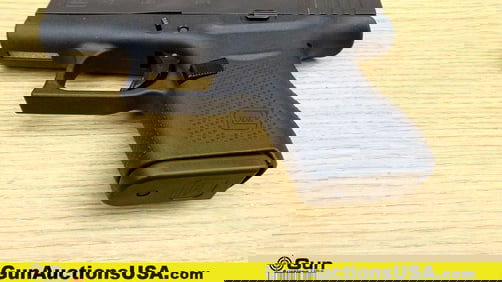 Glock 43 9X19 Pistol. Very Good. 3.25" Barrel. Shiny Bore, Tight Action Semi Auto The Glock 43 9X19