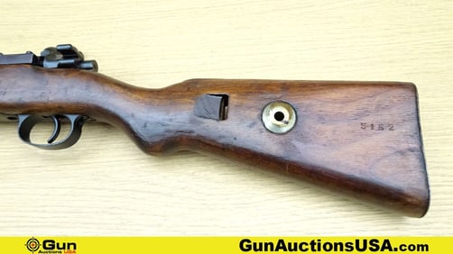 GERMAN MOD.98 8 MM WAFFEN STAMPED Rifle. Good Condition . 23.5" Barrel. Shiny Bore, Tight Action