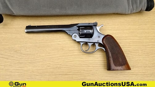 HARRINGTON & RICHARDSON ARMS CO SPORTSMAN DOUBLE ACTION .22 LR Revolver. Needs Repair. 6" Barrel.