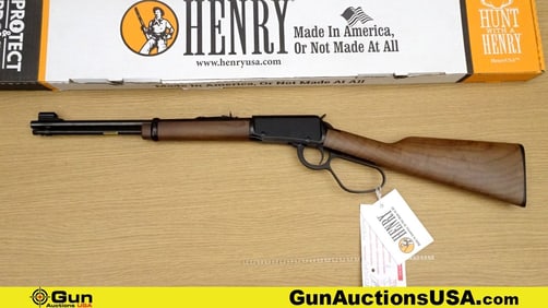 HENRY H001L .22 S-L-LR Rifle. NEW in Box. 16.25" Barrel. Lever Action This lever-action .22 rifle