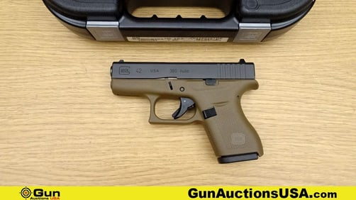 Glock 42 .380 ACP Pistol. Like New. 3 1/8" Barrel. Semi Auto Striker Fired Glock Gen 5 Model.
