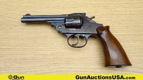 IVER JOHNSON SAFETY AUTOMATIC 3RD MODEL .32 S&W Long Revolver. Good Condition. 4" Barrel. Shiny