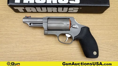 Taurus THE JUDGE ULTRA-LITE .45 LC/.410 GA. Revolver. Excellent Condition. 3" Barrel. Shiny Bore,