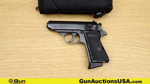 CARL WALTHER WAFFENFABRIK ULM/DO. PPK/s 9MM KURZ-380 ICONIC Pistol. Very Good. 3.25" Barrel. Shiny